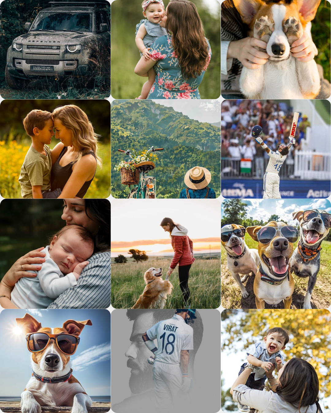 Set of 12 Memory Lane